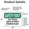 Signmission Safety Culture Sign, 18 in Width, Vinyl Decal, Rectangle OS-2PACK-SF-D-1218-L-10848 - alternate 5